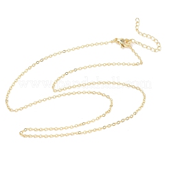 Brass Cable Chain Necklaces&nbsp;NJEW-G183-03G-03