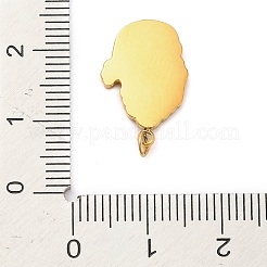 304 Stainless Steel Rhinestone Pendants&nbsp;LS-FIND-I062-01G-02