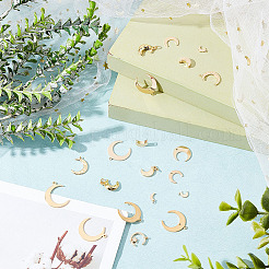 24Pcs 12 Style Brass Charms&nbsp;KK-AR0002-63