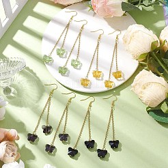 Butterfly Glass Dangle Earrings&nbsp;EJEW-JE05858