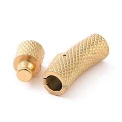 Ion Plating(IP) 304 Stainless Steel Bayonet Clasps&nbsp;STAS-B017-05G