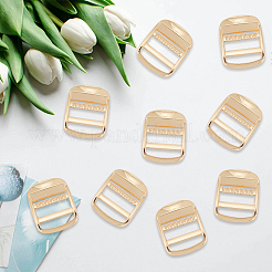 10Pcs Rectangle Alloy Buckles&nbsp;FIND-CY0002-23LG