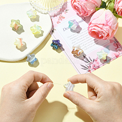 10Pcs 10 Colors Transparent Acrylic Beads&nbsp;OACR-CJ0002-62