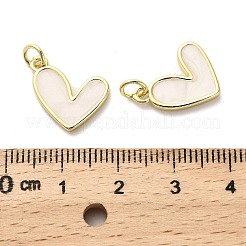 Brass Enamel Pendants&nbsp;KK-M324-24G