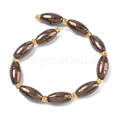 Electroplated Natural Druzy Geode Crystal Beads Strands&nbsp;G-G459-03A