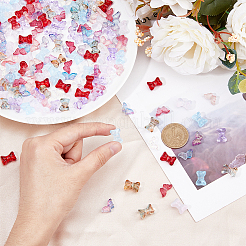 200Pcs 10 Style Transparent Spray Painted Glass Beads&nbsp;GLAA-FH0001-70