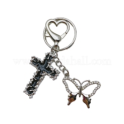 Alloy & Rhinestone & Enamel Keychain&nbsp;PW-WGAF56C-01