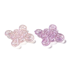 UV Plated Iridescent & Luminous Transparent Acrylic Beads&nbsp;OACR-G033-06G