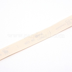 Polycotton(Polyester Cotton) Ribbon&nbsp;OCOR-WH0064-35B