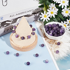 Natural Amethyst Beads Strands&nbsp;G-OC0001-63-10mm