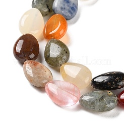 Natural and Synthetic Mixed Stone Beads Strands&nbsp;G-K357-A11-01