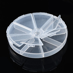 Flat Round Polypropylene(PP) Bead Storage Containers&nbsp;CON-S043-045B