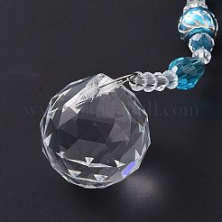 Faceted Crystal Glass Ball Chandelier Suncatchers Prisms&nbsp;AJEW-G025-A07