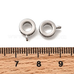 Brass Micro Pave Clear Cubic Zirconia Tube Bails&nbsp;LS-KK-Z126-27P