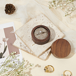 Round Wood Rings Storage Boxes&nbsp;AJEW-WH0166-16B