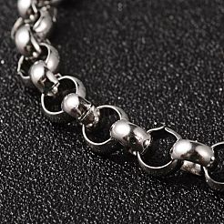 Tarnish Resistant 304 Stainless Steel Rolo Chain Bracelets&nbsp;BJEW-H477-07