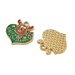 304 Stainless Steel Enamel Pendants&nbsp;STAS-L300-012G-25