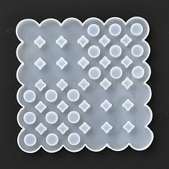Square Silicone Cup Mat Molds&nbsp;DIY-I065-07
