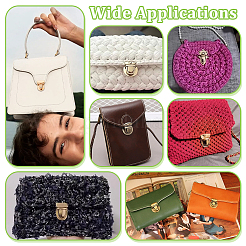 4 Bags 4 Colors Arch Shaped Alloy Purse Locks&nbsp;FIND-NB0006-43