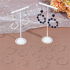 160Pcs 4 Style Brass Wine Glass Charm Rings&nbsp;KK-SP0001-33P