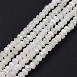 Electroplate Glass Faceted Rondelle Beads Strands&nbsp;EGLA-D020-3x2mm-05
