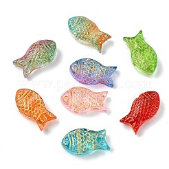 90Pcs 9 Colors Electroplate Transparent Glass Beads&nbsp;EGLA-CJ0001-30