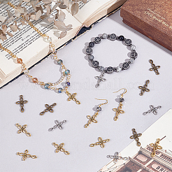 120Pcs 3 Colors Tibetan Styles Alloy Pendants&nbsp;FIND-PH0023-05