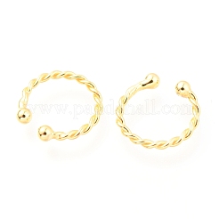 925 Sterling Silver Cuff Earrings&nbsp;EJEW-H124-10G