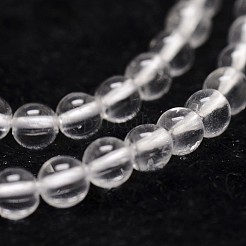 Natural Quartz Crystal Beads Strands&nbsp;G-D840-61-4mm