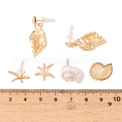 Ocean Alloy Stud Earring Sets&nbsp;AL-H003-01D-G
