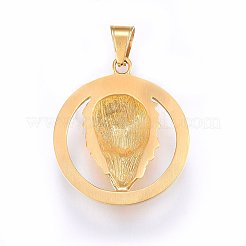 304 Stainless Steel Pendants&nbsp;STAS-E439-89G