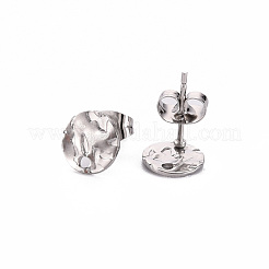 Non-Tarnish 304 Stainless Steel Stud Earring Findings&nbsp;STAS-T052-38A-P
