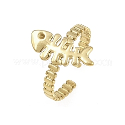 304 Stainless Steel Cuff Open Rings for Women&nbsp;RJEW-A102-01G