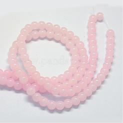 Baking Paint Imitation Jade Glass Round Bead Strands&nbsp;DGLA-Q021-12mm-02