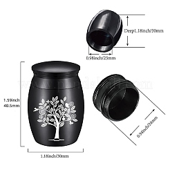 Alloy Cremation Urn Kit&nbsp;AJEW-CN0001-11B