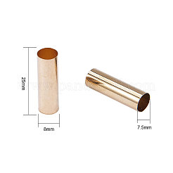 Brass Tube Beads&nbsp;KK-YW0001-03