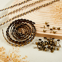 18Pcs Iron Trim Strip&nbsp;IFIN-WH0816-002AB-02