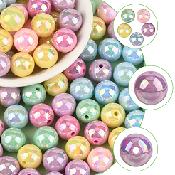 100Pcs Opaque Acrylic Beads&nbsp;OACR-PA0001-31C
