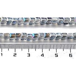 Electroplate Glass Bead Strands&nbsp;EGLA-R064-4mm-05