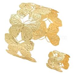 Butterfly Alloy Cuff Bangles & Rings Sets for Women&nbsp;FS-WG97FA7-01