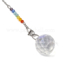 7 Chakra Crystal Suncatcher&nbsp;HJEW-JM05025-01