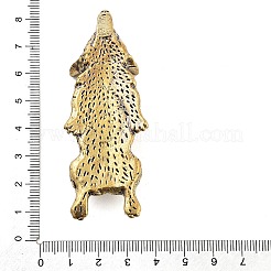 Brass Corgi Puppy Figurines Statues for Home Desktop Ornament Decor&nbsp;DJEW-Z008-01AB