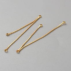 Brass Chandelier Component Links&nbsp;KK-WH0100-017G