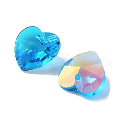 Electroplate Glass Charms&nbsp;GGLA-Z002-02O