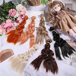 6Pcs 6 Styles PP/Fibre Twist Braid&nbsp;DIY-GL0005-60