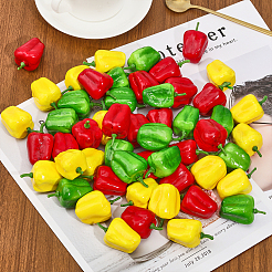 3 Bags 3 Colors Mini Foam Imitation Bell Pepper&nbsp;AJEW-CA0003-76