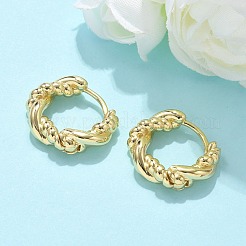 Brass Hoop Earrings&nbsp;EJEW-Q015-03G-02