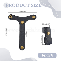 PU Leather Fixed Buckle Luggage Straps&nbsp;AJEW-WH0696-359B