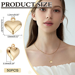 50Pcs Brass Charms&nbsp;KK-ME0001-64