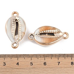 Plating Acrylic Imitation Shell Connector Charms&nbsp;OACR-F012-03